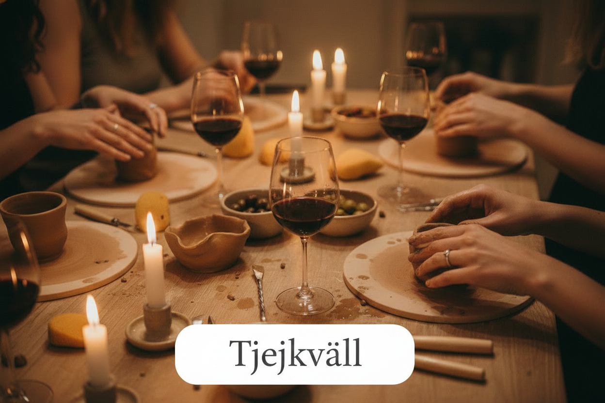 Tjejkväll – handbygge i keramikverkstan med snacks och trevligt sällskap